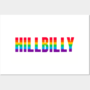 Hillbilly LGBT Pride Posters and Art